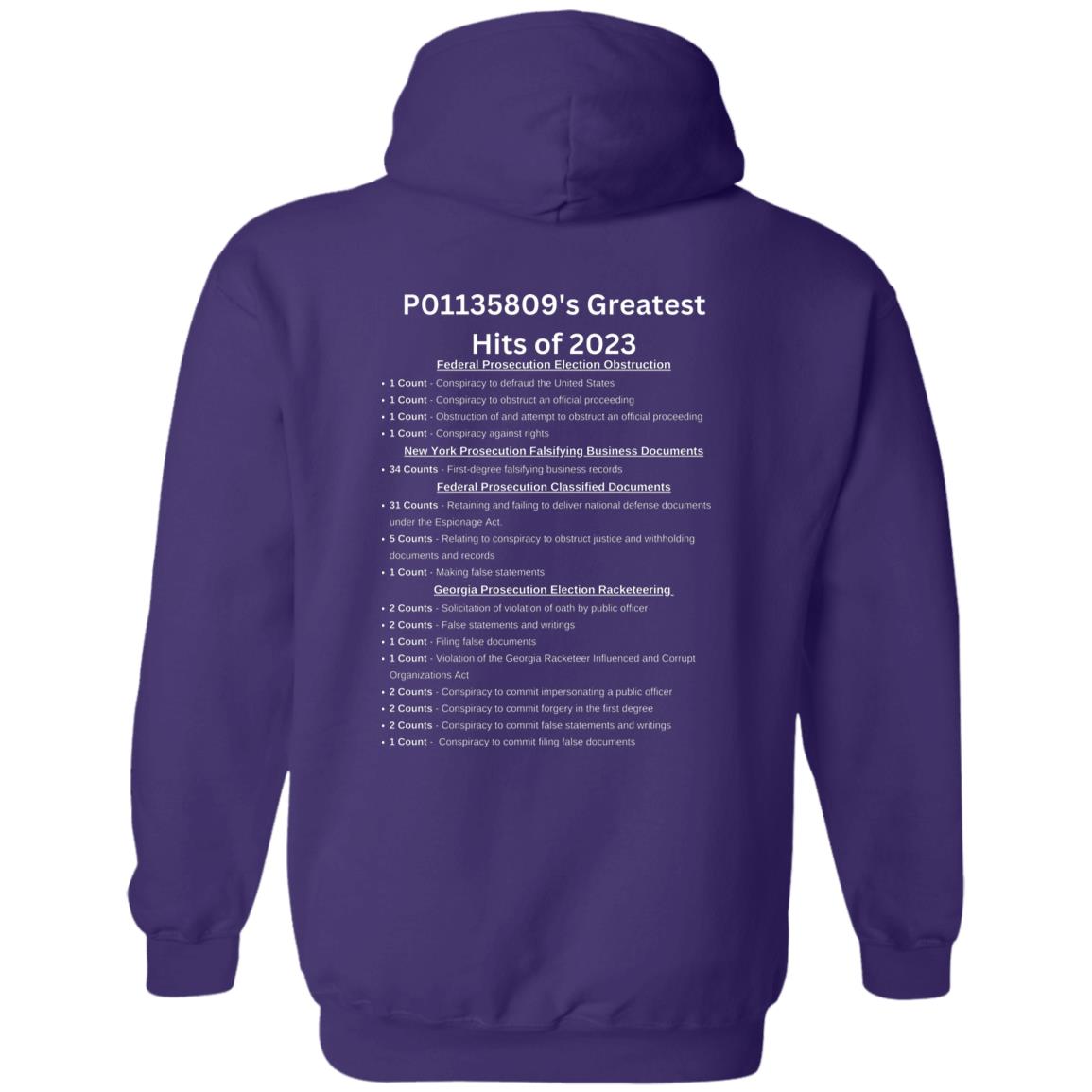 Trump's Greatest Hits Pullover Hoodie